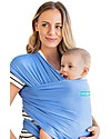 Moby Wrap Fascia Portabebè Evolution - Morbidissima e Facile da indossare - Fiordaliso Fasce Portabebé